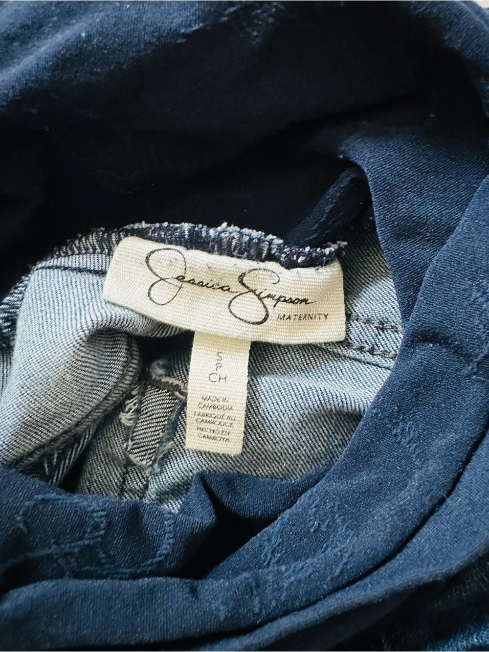 Jessica Simpson Skinny Leg Maternity Jeans with Stretch Waistband Womens Small - Picture 11 of 12